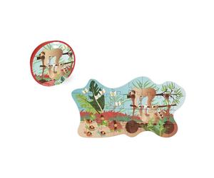 Contour Puzzle - Paresseux Multicolor TU