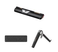 Contour RollerMouse Red sans Fil + Balance Keyboard sans Fil Compact AZERTY + Laptop Stand Pack