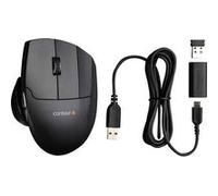 Contour Unimouse - Souris - ergonomique - infrarouge - 7 boutons - sans fil - 2.4 GHz - récepteur sans fil USB - ardoise G