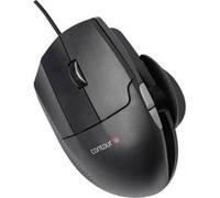 Contour Unimouse - Souris - ergonomique - pour gauchers - infrarouge - 7 boutons - filaire - USB - ardoise G