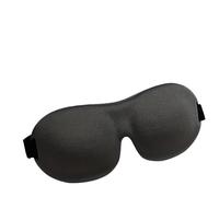 Contoured Sleep Mask Light Blocking Eye Soft Skin-Friendly Material Breathable Cover For Rest Travel Yoga(Cloud style 1pc black)