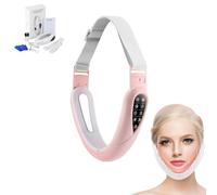 Contourflex 4-in-1 Massager for Face, Reviona Contourflex 4-in-1 Massager, 5 Modes & 15 Intensities and Remote Control (Pink)
