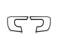 Contours de phares arrières Couvercle De Phare Avant Noir Pour Ford Pour Everest 2023-2024 Protection Universelle Accessoires Nouvelle Génération Cache feu arrière(Head light cover)