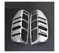 Contours de phares arrières Enjoliveur De Feu Arrière ABS Pour Nissan Pour Frontier Pour Navara D40 2006-2012 Accessoires Auto Double Cabine Couvre-feu arrière(Chrome)