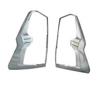 Contours de phares arrières Enjoliveur De Feu Arrière Chromé Argenté Pour Isuzu Pour D-Max Modèles 2021 2022 2023 2024 Protecteur De Feu ère(Chrome)