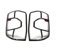 Contours de phares arrières Enjoliveur De Phare Pour Ford Pour Ranger T9 2023-2024 Bandeau De Phare Avant Cadre De Feux Arrière Accessoires Auto couvercle de feu(Carbon black rear)