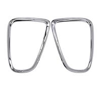 Contours de phares arrières Garniture De Feu Arrière Pour Mini Pour Cooper R56 R57 R58 R59 2007-2013 51132752243 51132752244 51132296297 51132296298 Couvercle De Feu ère(Argent)