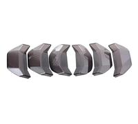 Contours de phares arrières Lot De 6 Coques Protection Pour Feux Arrière Voiture Fumés Décoration Pour Ford Pour Mustang 2015 Couvercle de Feu Arrière(2018)