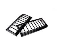 Contours de phares arrières Pour Hummer Pour H2 2003-2009 ABS Noir Mat Voiture Feu Arrière Housse De Protection Garniture Cadre Couverture Autocollant Accessoires couvercle de feu(Style B Black)