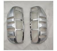 Contours de phares arrières Pour Nissan Pour Navara D40 Pour Frontier 2007-2013 enjoliveur De Feu Arrière Noir Mat style Autocollant Cache feu arrière(Chrome)