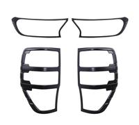 Contours de phares arrières Protection De Capot Feu Arrière Garniture Couvercle Phare Pour Ford Pour Ranger 2015-2022 T6 T7 T8 Pour Wildtrak XLT XLS Sport Couvercle de Feu Arrière(1 jeu)