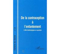 Contraception (de la) a l'enfantement Tome 25 - Collectif - L'harmattan - broché - Livre