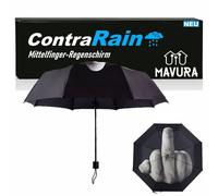 ContraRain Parapluie à doigt central amusant parapluie de poche pliable doigt d'honneur