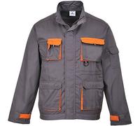 Contrast Jacket, colorGrey talla Medium