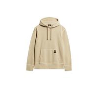 Contrast Stitch Relaxed Hoodie Washed Pelican Beige (M2013078A - 2LH)