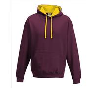 Contraste Couleur Collège Varsity Sweat Capuche Sweat à Capuche S-5XL