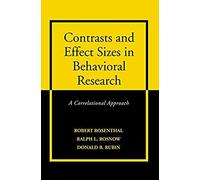Contrasts And Effect Sizes In Behavioral Research