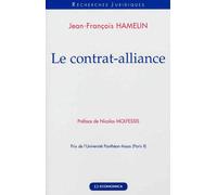 Contrat-alliance (le) - HAMELIN/JEAN-FRANCOI - Economica - broché - Etude