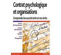 CONTRAT PSYCHOLOGIQUE ET ORGANISATIONS
