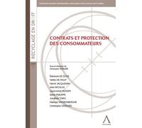 Contrats et protection des consommateurs Sous la direction de christophe verdure - Collectif - Anthemis - broché - Etude
