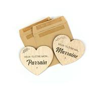 CONTRAXT Cadeau Parrain Marraine Demande original. Cadeau naissance annonce grossesse demande original Veux tu être marraine parrain