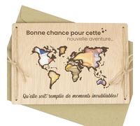 CONTRAXT Carte Cadeau Argent Originale. Idées Cadeaux Créatifs Surprise Fond Voyage Vacances Aventure Cadre Billet et Enveloppe Manière Originale Offrir de l'Argent (Voyages)