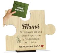 CONTRAXT Carte cadeau fête des mères en bois. Cadeau original Mère Carte postale Maman Anniversaire Que donner à une Mère Félicitation Cartes Joyeuses Fête des Mères en bois (maman)