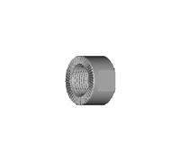 Contre-écrou cranté gauche Shimano SG-S500 Noir