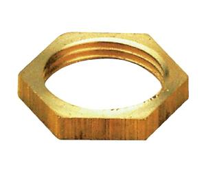 CONTRE ECROU PLAT EN LAITON DIAMETRE 1/2 RIQUIER