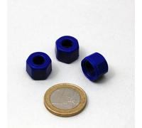 Contre-écrou pour tuyau air/CO2 JBL (x3) Bleu TU
