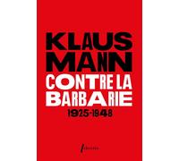 Contre la Barbarie - Klaus Mann - Libretto - broché - Essai