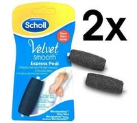 Scholl Soie Doux Express Pedi Rechange Avec Mikrogranulaten (2 x 2 Pièce)