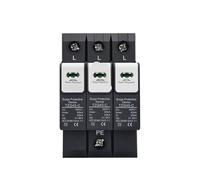 Contre Les Surtensions Dispositif Parasurtenseur for appareils électroménagers, 1,8 kV max. triphasé L++ T2 MOV PE, dispositif de protection contre la foudre basse tension(Three Phase 385V AC,30-60kA)