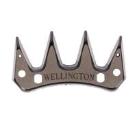 Contre peigne pour tondeuse cheval 4 dents Kerbl Wellington, BBW-4,5 Argenté TU