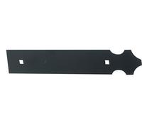 Contre penture alu noir de 370mm - - 11PAC3J