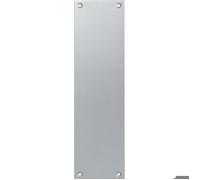 Contre-plaque pour porte palière Duval - Aluminium - Borgne - Finition argent