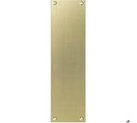 Contre-plaque pour porte palière Duval - Aluminium - Borgne - Finition champagne
