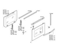 Neff - Contre Porte Vitre Interieure 438147 - Ref: 00445901