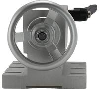 Contre-poupée, hauteur du centre 65mm, 4 têtes, construction métallique robuste, compatible avec les 4 axes de rotation, 21kg
