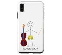 Contrebassiste drôle pour Hommes Guy Boy, Bassiste Coque pour iPhone XS Max