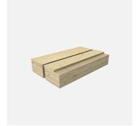 Contremarches pour escalier de meunier Normandie droit en sapin