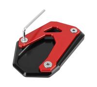 Contremarches pour Suzuki V-Strom 1050 DE 800 VSTROM V Strom 1050XT 2023 CNC Béquille Pied Latérale Extension Agrandisseur Plaque Support(Red)