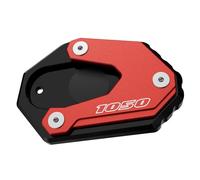Contremarches pour Suzuki VSTROM 1000/XT 1050/XT DL1000 V-Strom 1000 1050 Accessoires Moto Support Latéral Extension Béquille Agrandir Plaque(Red 1)