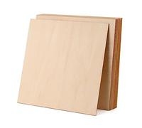 Contreplaqué, 10pcs 200 * 200 * 1.5mm, bois de tilleul non peint | Plaque de Panneau Bois Mince pour Bricolage Artisanate en Bois Mini Modèle d'Avion Bateau de Maison