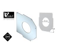 Contreplaque 45° volet roulant - 125 mm