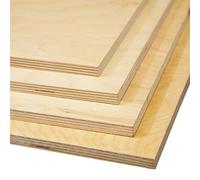 Contreplaqué de bouleau massif de qualité supérieure 9 mm x 600 mm x 300 mm Prise gratuite d'un côté