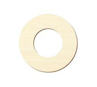 Contreplaqué zuschnitte - Disques de trou/anneau bois Disques, découpe individuelle - Peuplier 3 mm, 12cm Innendurchmesser, 20cm Außendurchmesser