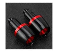 Contrepoids Guidon Pour Tuono Pour V4 1100RR Pour FACTORY 2017-2022 2023 2024 Accessoires De Moto Poignées De Guidon Capuchon Coulissant Embouts Guidon(Red with logo)