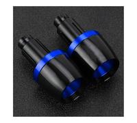 Contrepoids Guidon Pour Tuono Pour V4 1100RR Pour FACTORY 2017-2022 2023 2024 Accessoires De Moto Poignées De Guidon Capuchon Coulissant Embouts Guidon(Blue with logo)