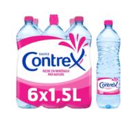 Contrex Eau plate Bouteille Eau minérale naturelle Contient naturellement du calcium et du magnésium 6x 1.5L
